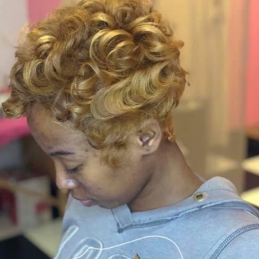 Full Head Color at Neke Marché Beauty in Marietta, GA