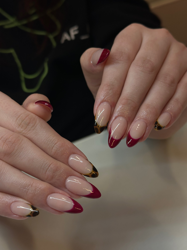 acrylic fill with design