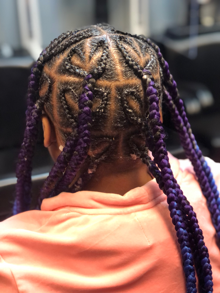 Kids Heartbraids Knotless