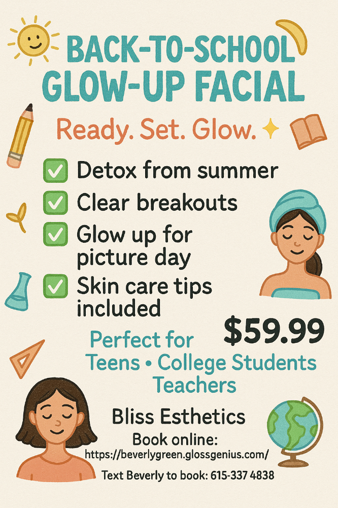 Back To School Facial