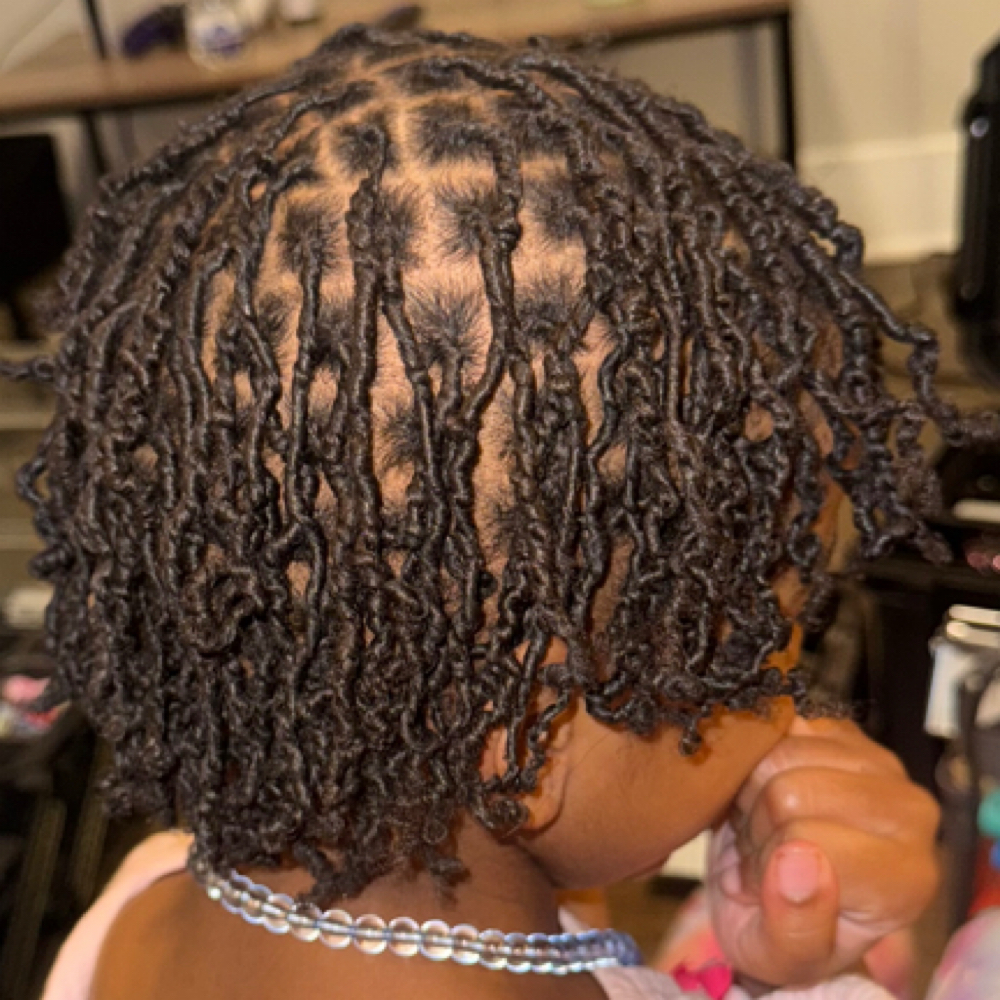 Comb Coils Starter Locs at Naffys Raw Locs LLC in Covington, GA