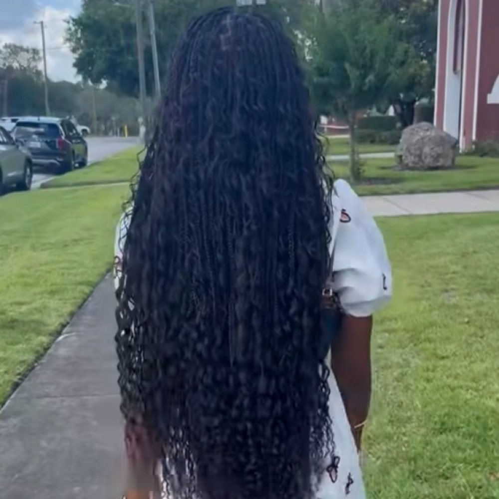 SmallKnots W/Boho at KnotMyBraids in Lake Wales, FL