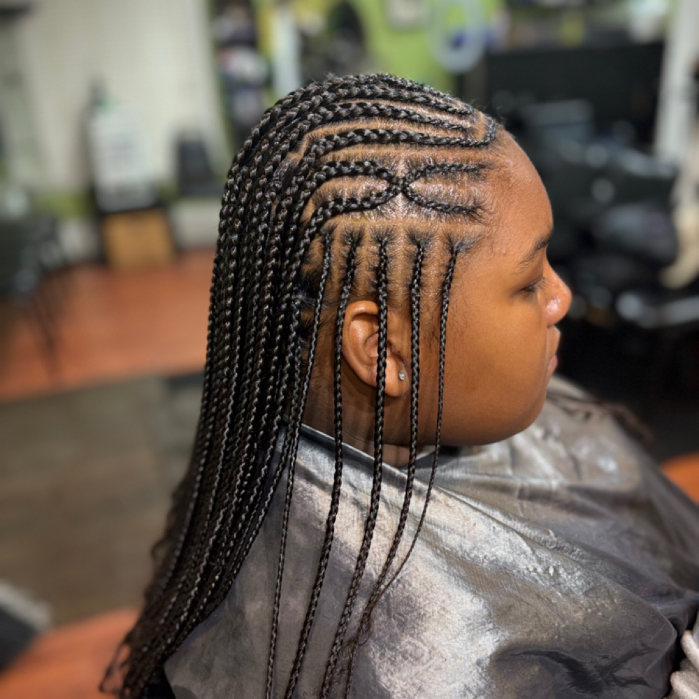 Tribal Braid Style at In The Kut Salon in Toledo, OH