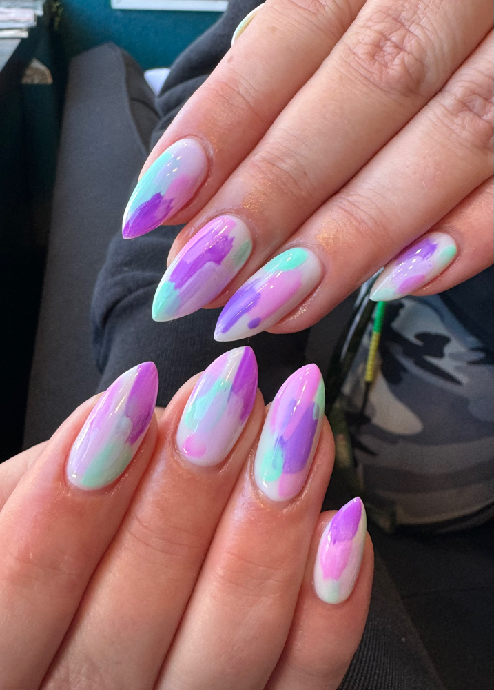 Nail Art/Chrome/French design