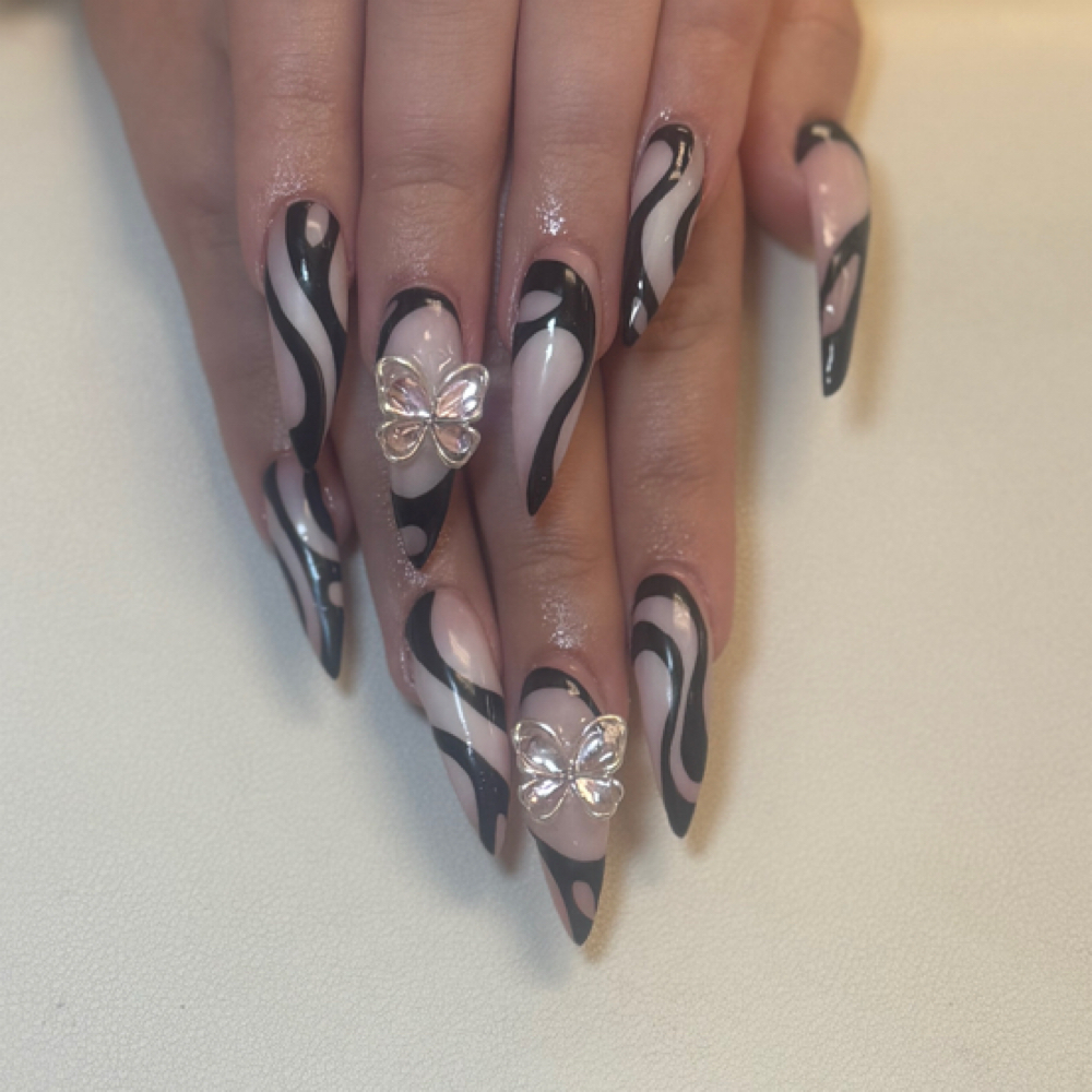 XL-XXL acrylic full set at Sweet Banana Spa in Fargo, ND