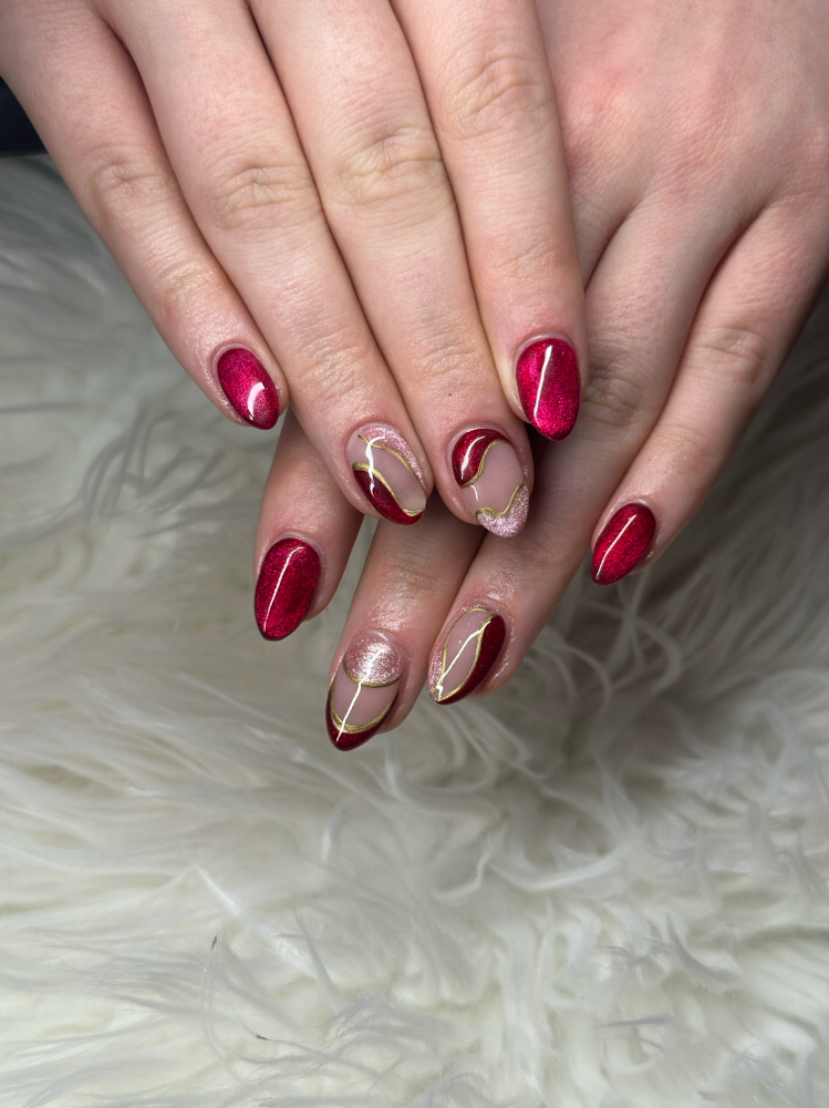 Simple Nail Art at The Glitter Garage in Knoxville, TN