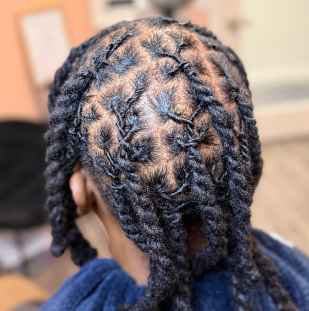 Loc'd Up Retwist & Basic Style at BU Stylez by Shell in Rowlett, TX