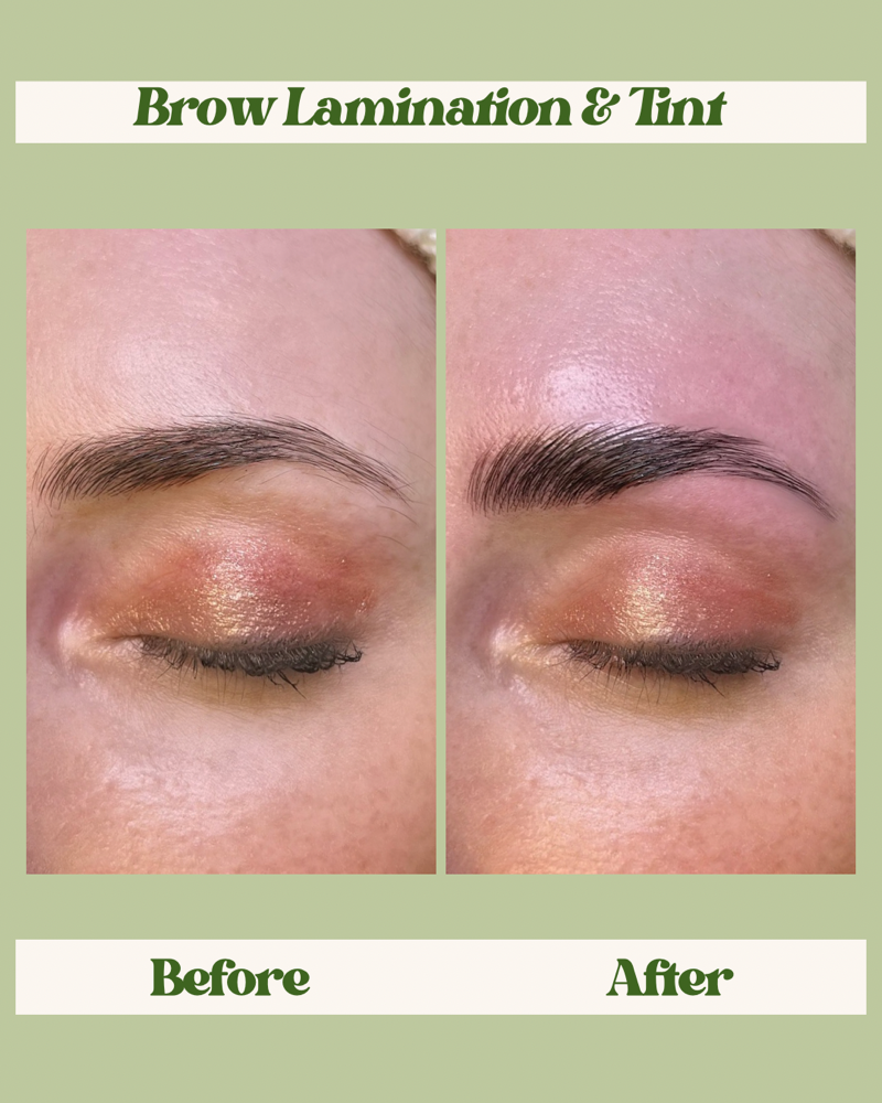 Brow Lamination & Tint