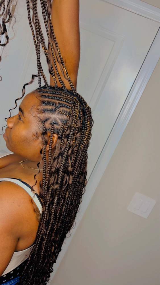 Boho Fulani Braids & Knotless