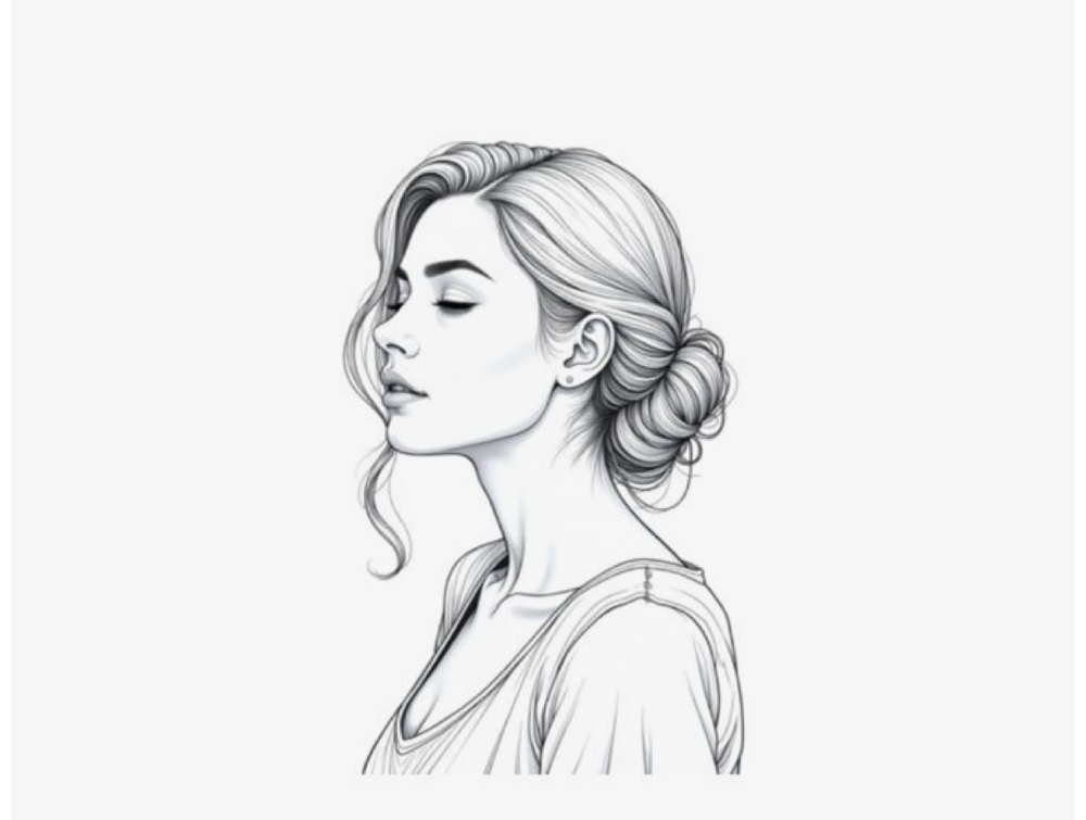 Updo (No Blowout)