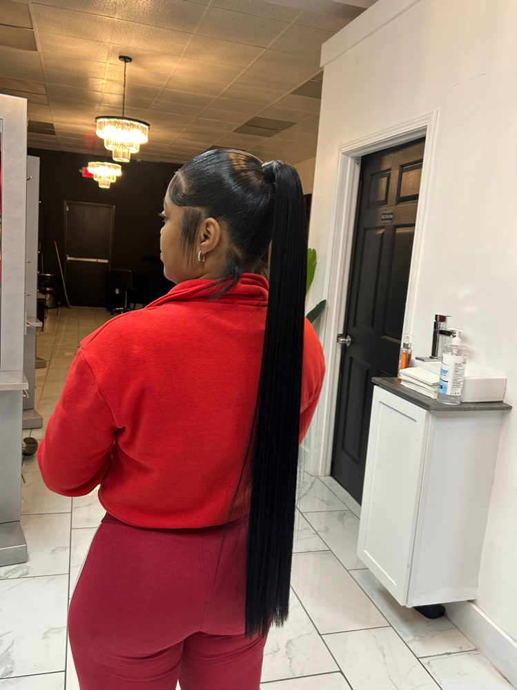 Sleek Mid Ponytail