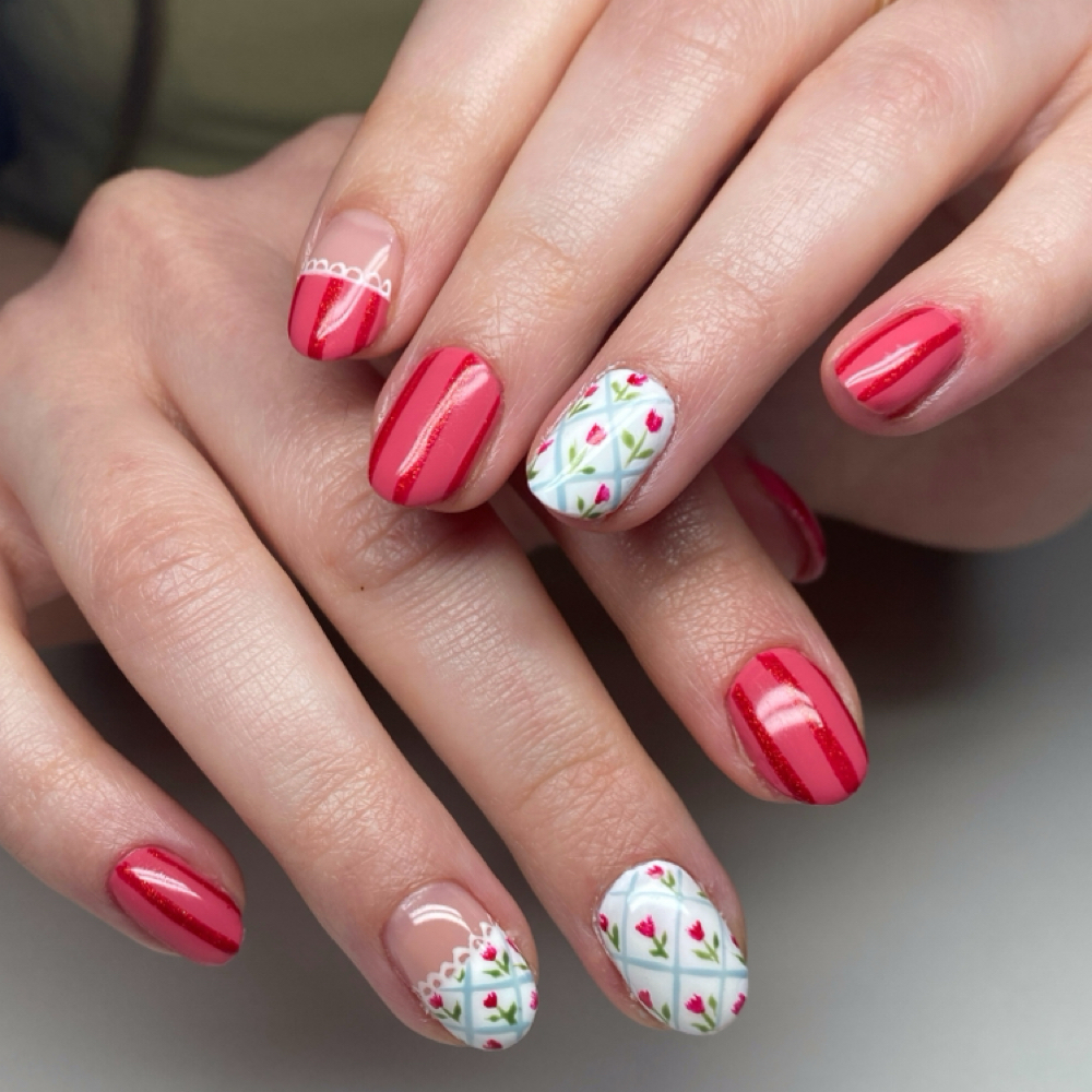 Full Nail Art at L.A. Nails in Advance, NC