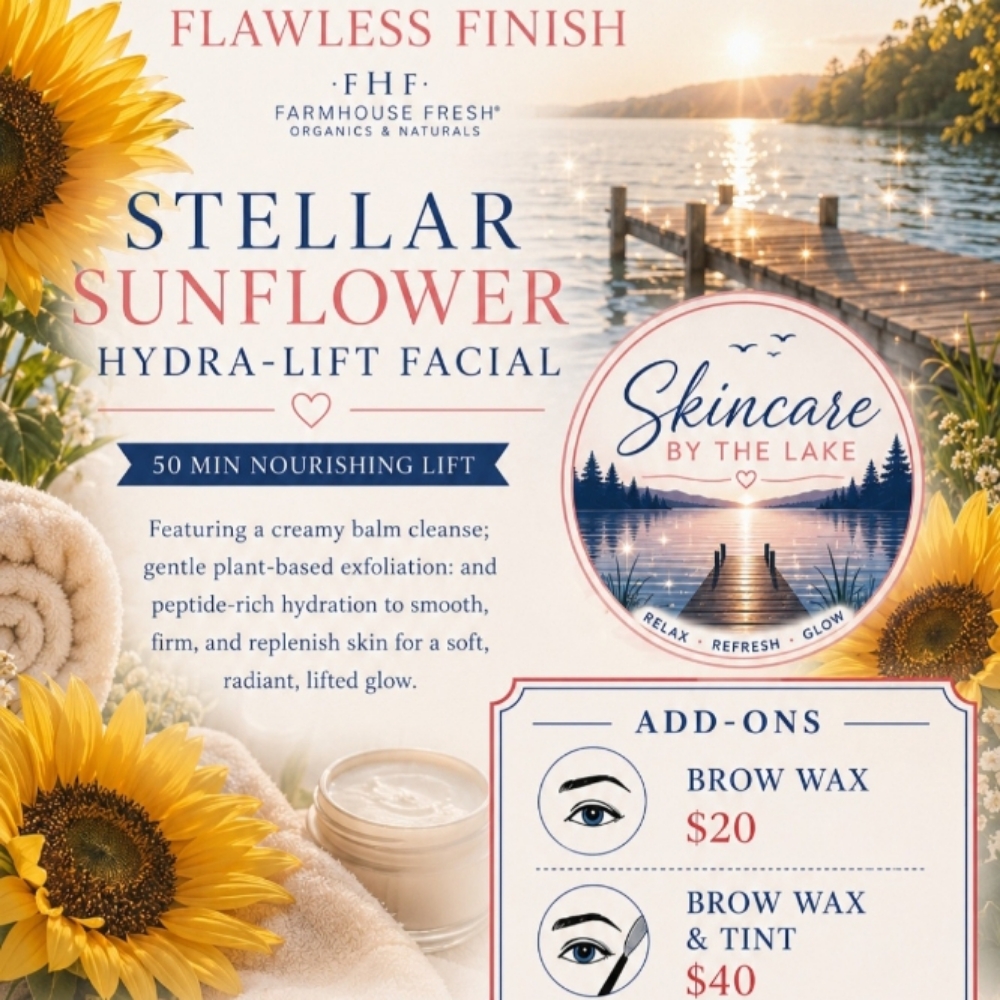 Stellar  Sunflower Facial 💆‍♀️🌻 at N Spa Nails in Denver, NC