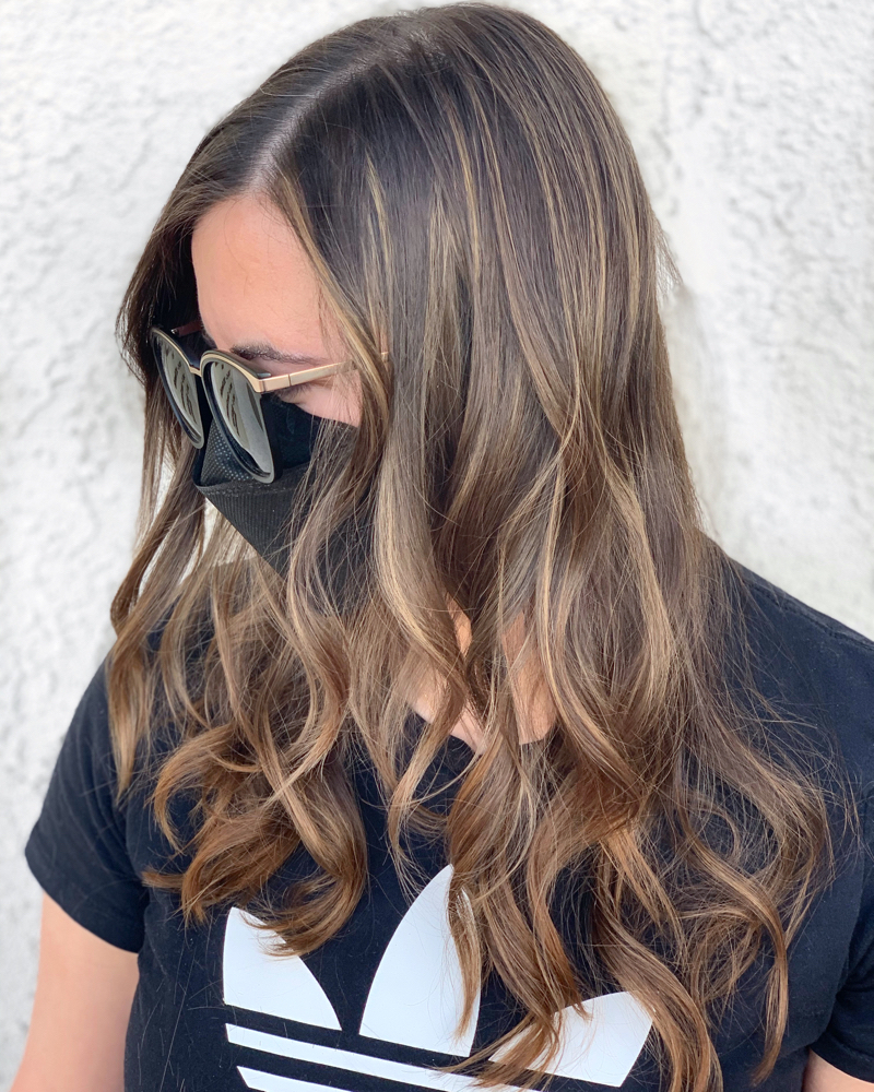 Balayage and Haircut