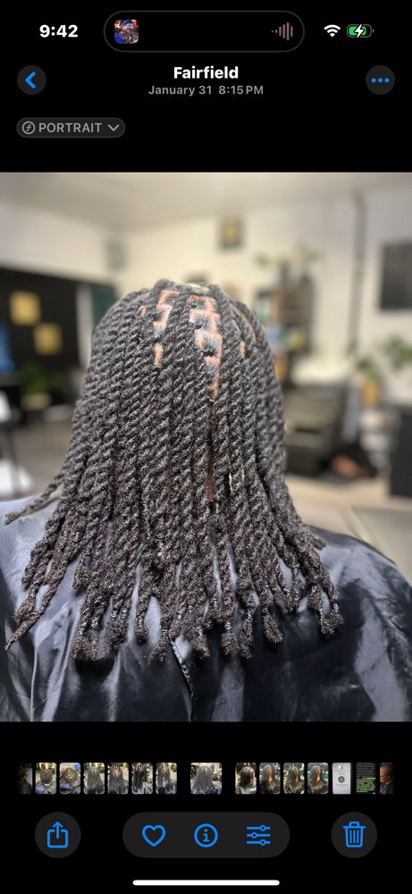 Two Strand Twist On Locs
