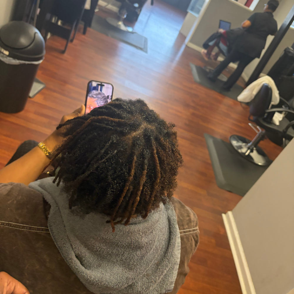 Loc Removal at Jasmine Allayne Studio in Burlington, NC