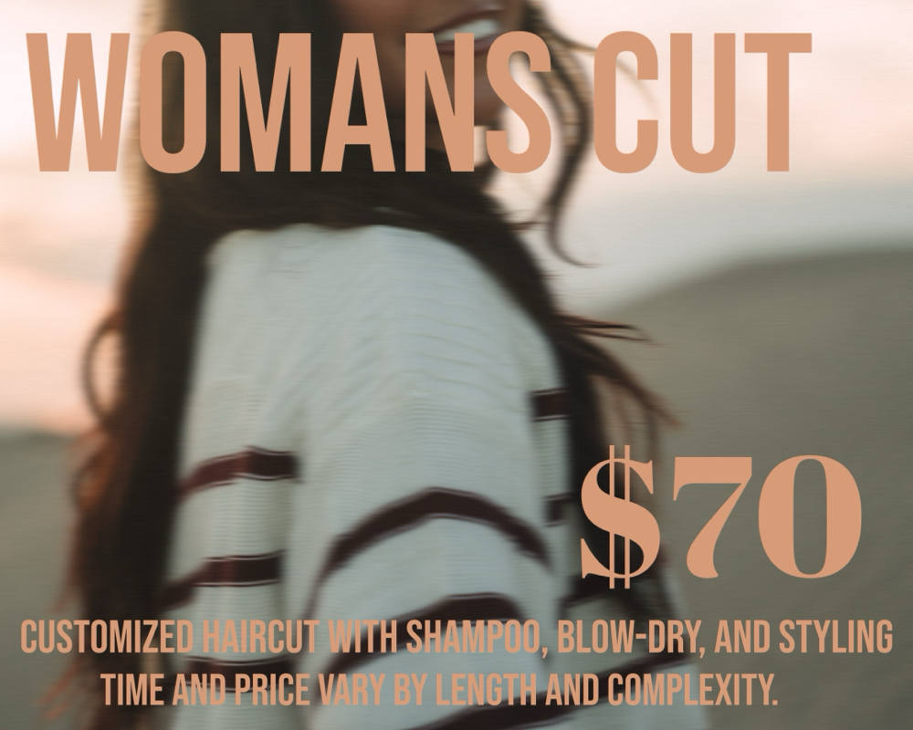 Women’s Haircut at Coral Cuts in American fork, UT