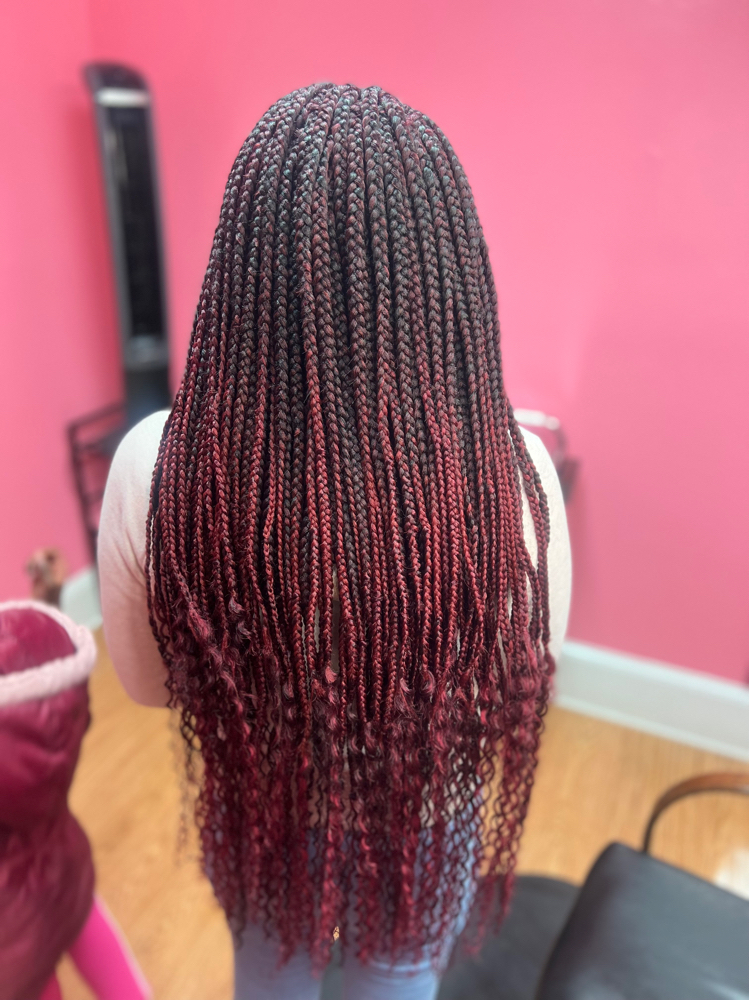 Goddess Box Braids Mid Back