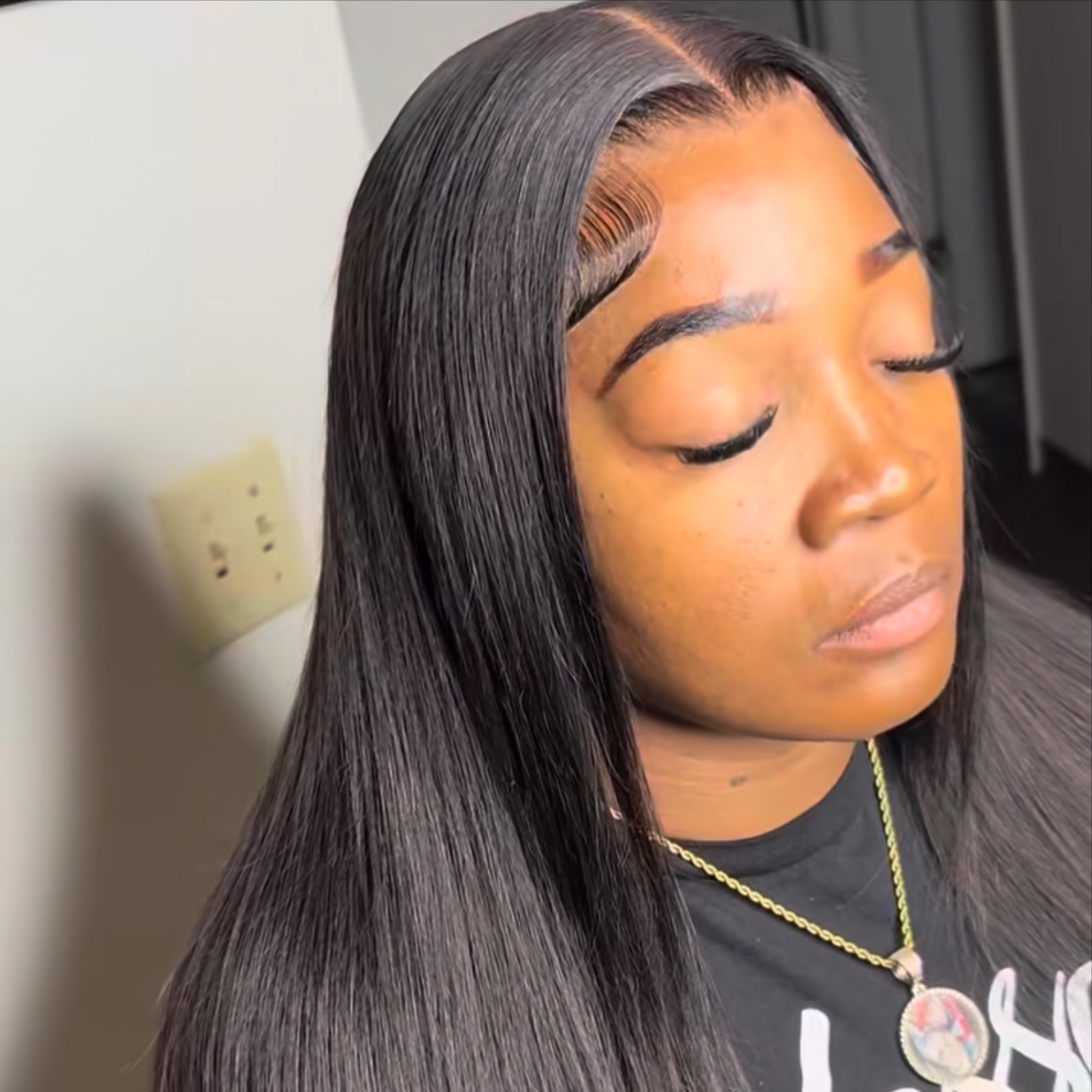 Lace Closure Wig Install at Hair Cureology Salon & Scalp Spa in Belleville, IL