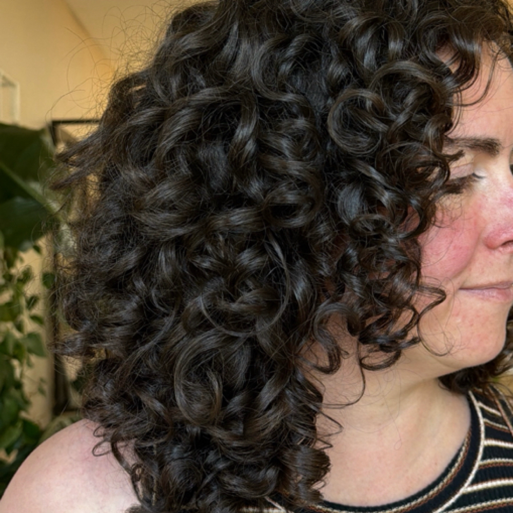 Custom Curly Cut at Lilly At White Willow in Boone, NC