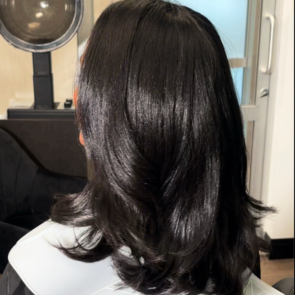 Relaxer Touch Up at Glam with Bre in dunwoody, GA