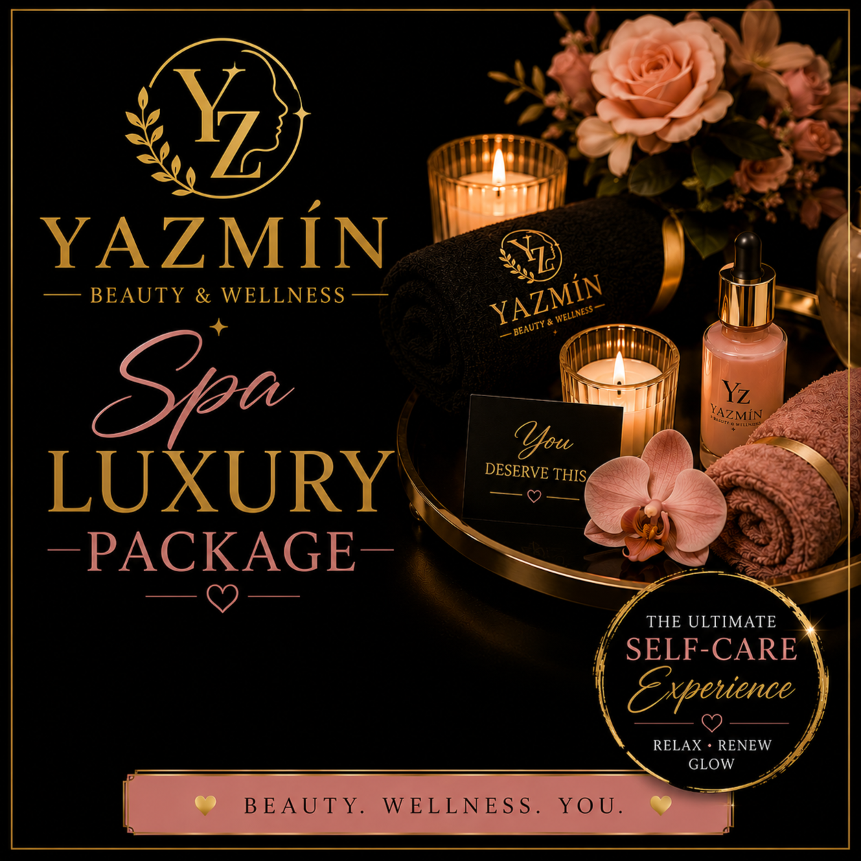 Luxury spa package at ✨ YAZMÍN Beauty & Wellness in Providence, RI
