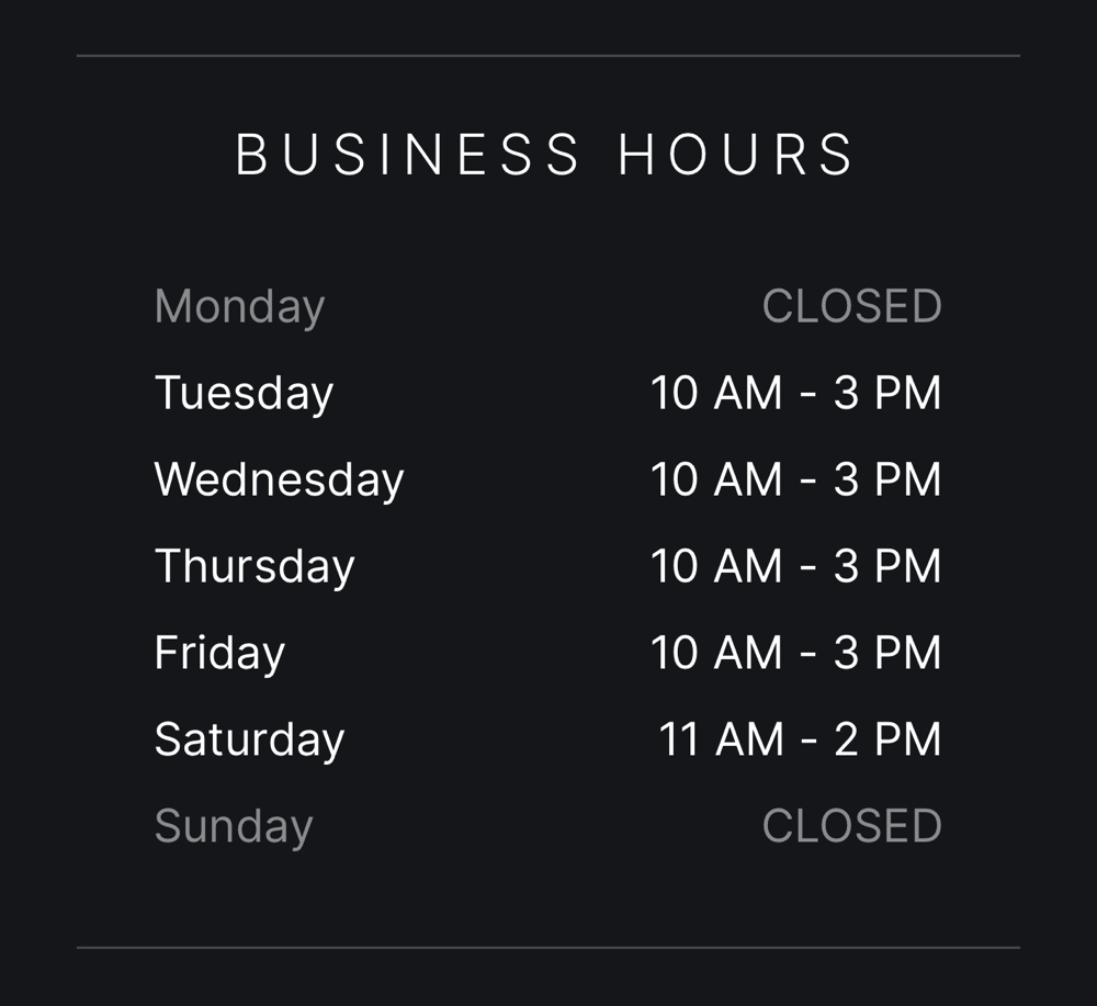 Outside Business Hours Fee