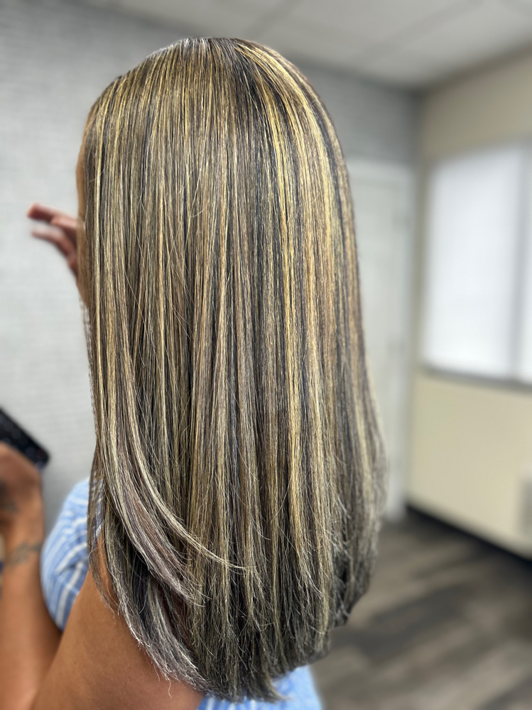 Full Highlight at Hair By Kopper in Columbus, GA