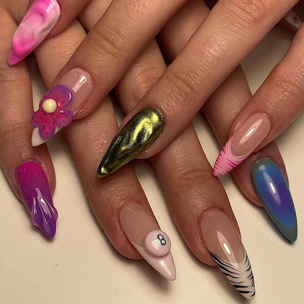 Gel Extension Level 4 Nail Art