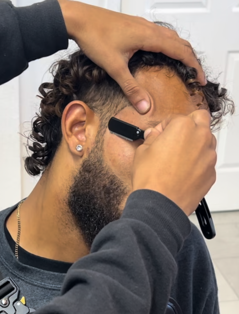 Adult cut w/shave & razor