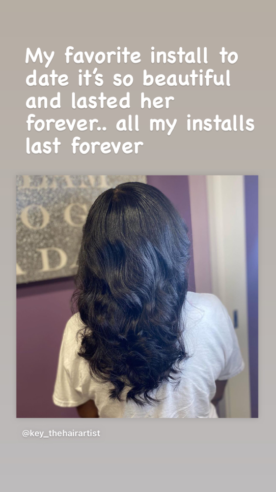 Microlink Sew In/ Braidless Sew In