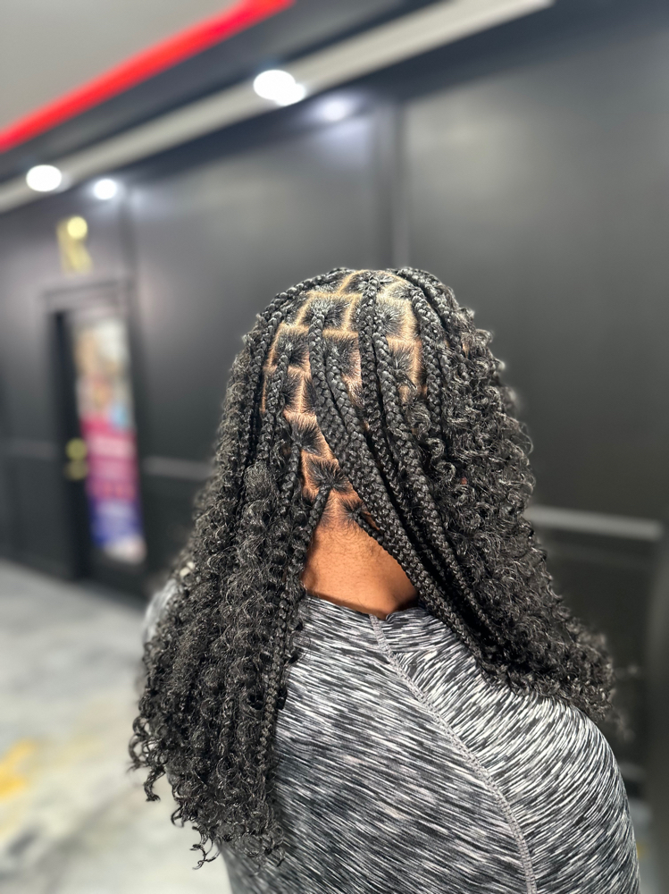 Smedium Boho Bob at Houston Braid Genie in Houston, TX