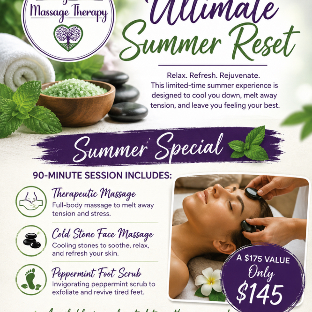 Summer Reset Massage at Loving Touch Massage Therapy in Lyndhurst, NJ