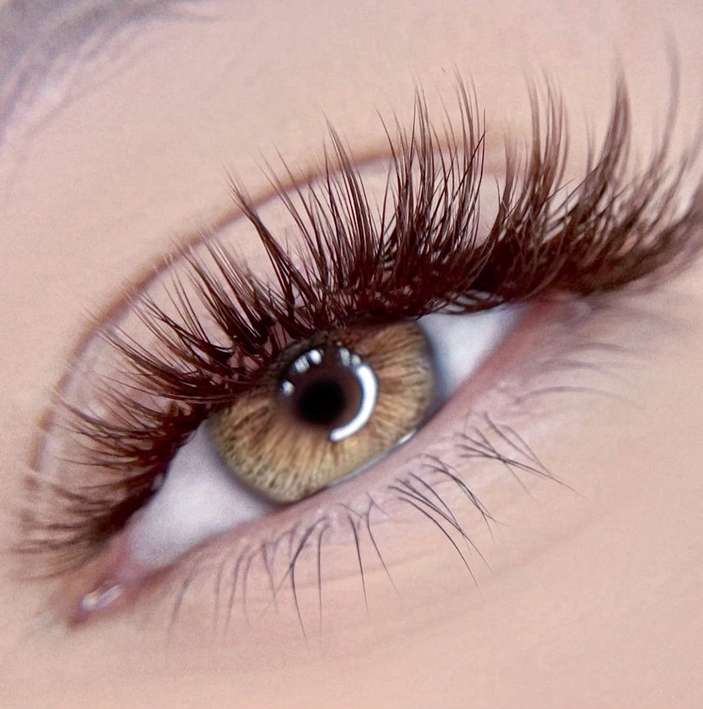 Expresso Brown Lashes - Full Set