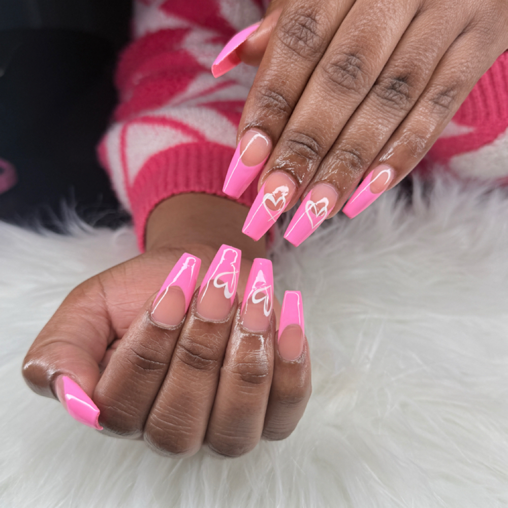 Gel-X Full Set, Long Coffin