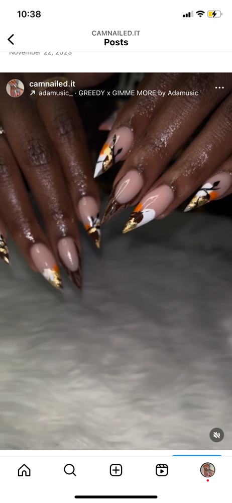 Medium Acrylic Set With Designs