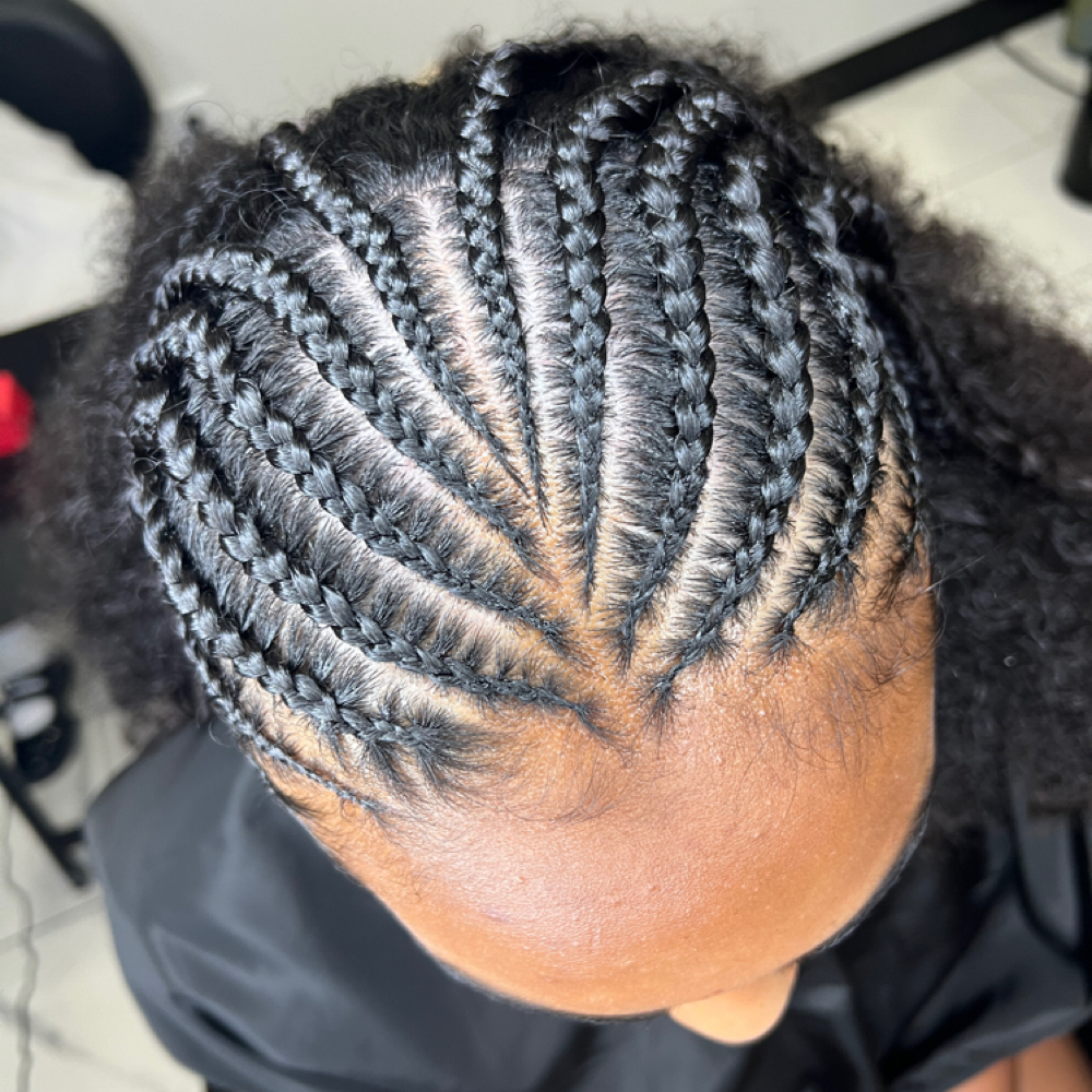 Cornrows (No Hair Added) at Braid Work in Plano, TX