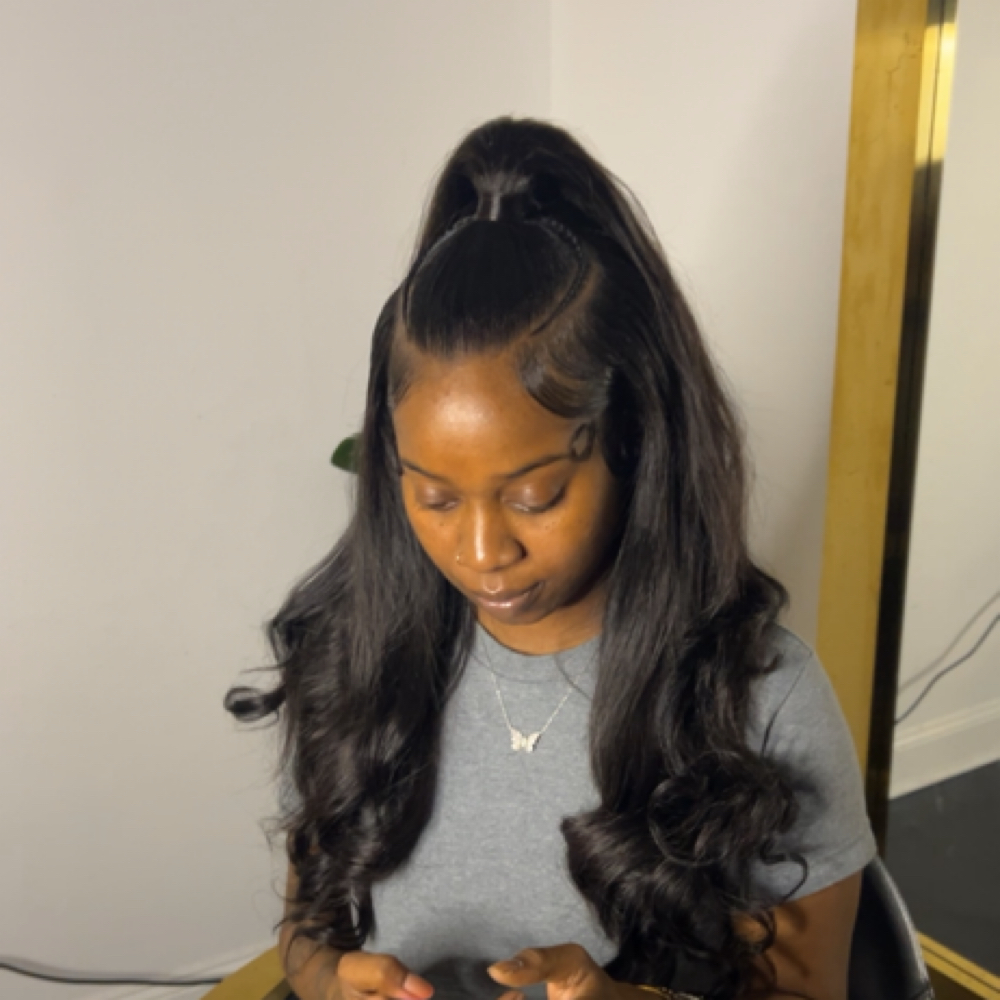 Half Up Half Down at Rach_bstyling in New Orleans, LA