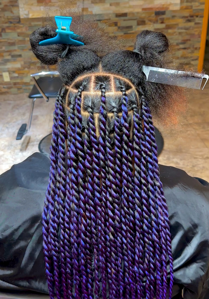 Medium Knotless Twists