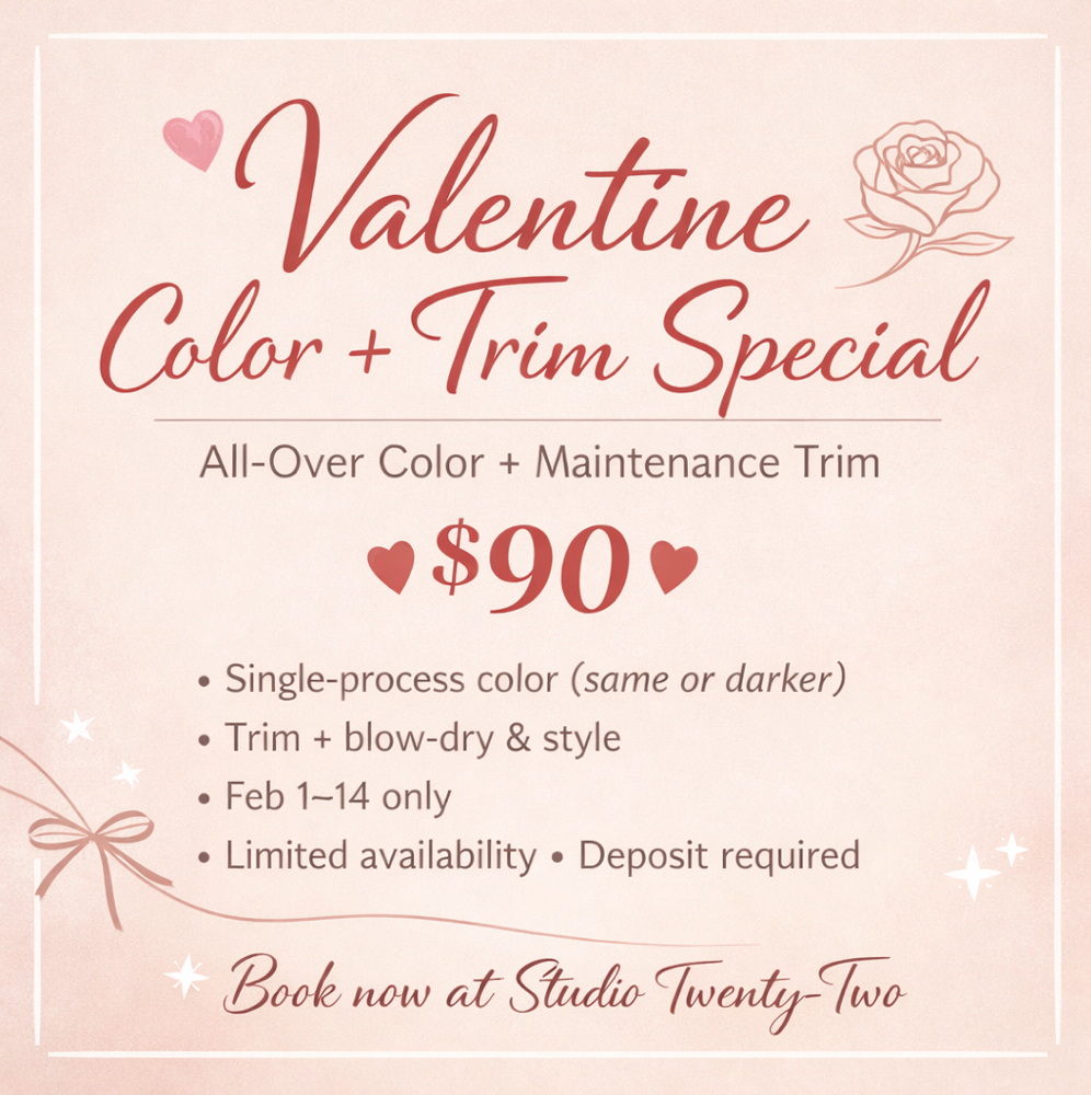 💗 Valentine Color + Trim Special