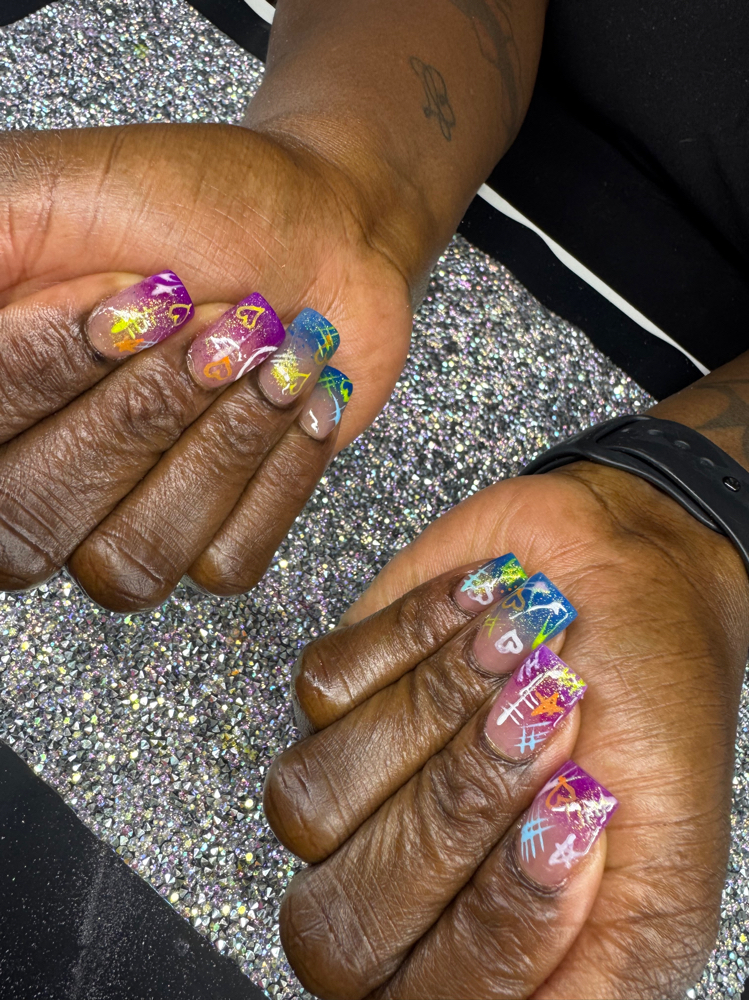 New Set Acrylic Nails (SHRT/MED)