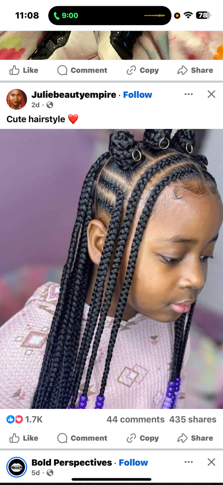 Braids/buns 2 Layers Back