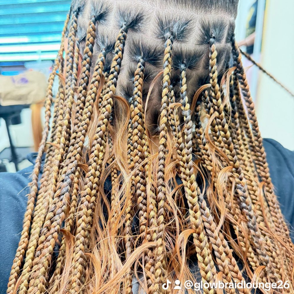 Small Boho Knotless at Glow Braid Lounge in Pearland, TX