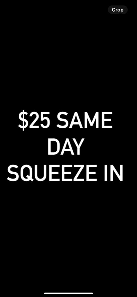 $25 Same Day sqeeze In