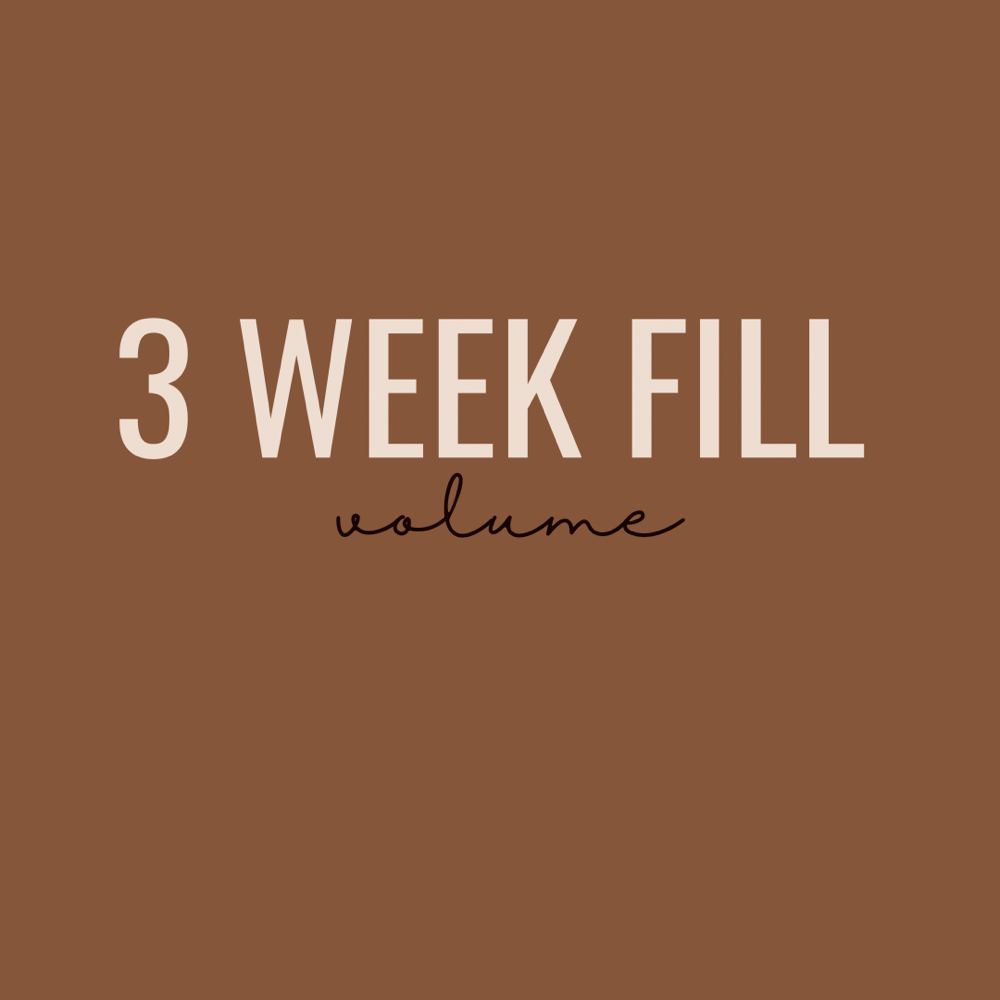 Volume 3 Week Fill