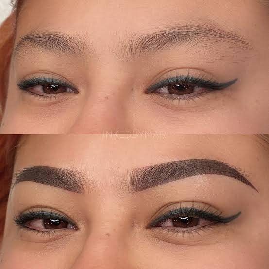 Ombre Powder Brows at Dollface Ink & Piercing in Springdale, AR