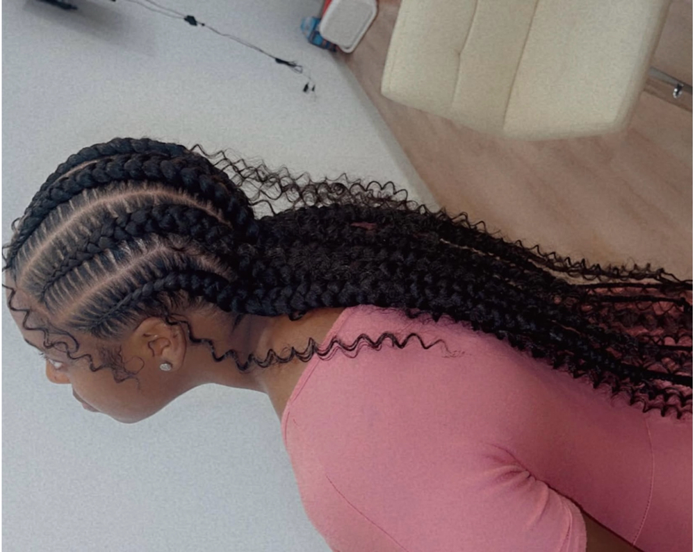 6-8 Boho Stitch Braids at A Daye’s Journei Beauty Bar in DeSoto, TX