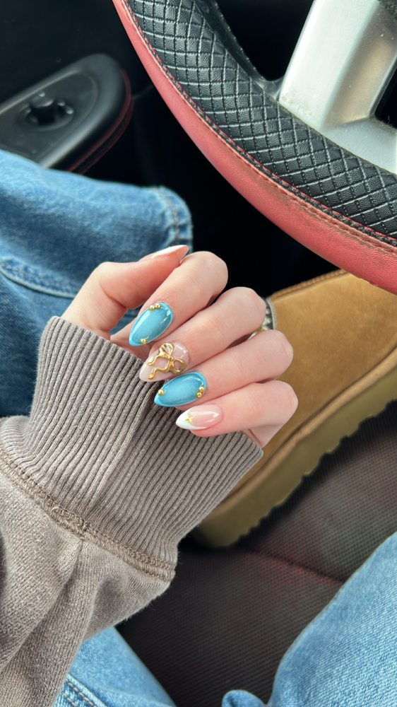 Acrylic full set at Nails by Emily in Wellston, OH