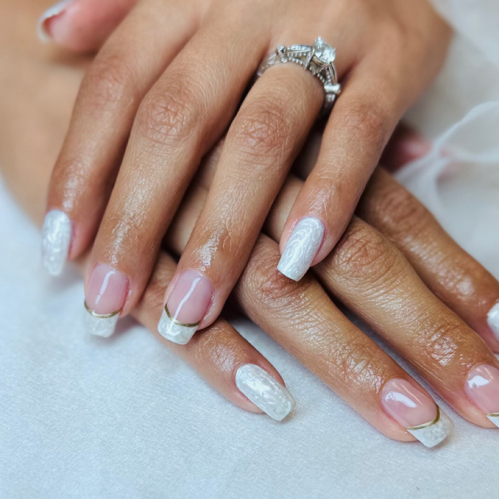 Hard Gel/Rubber Base Manicure at The Pretty Parlor in Edinburg, TX