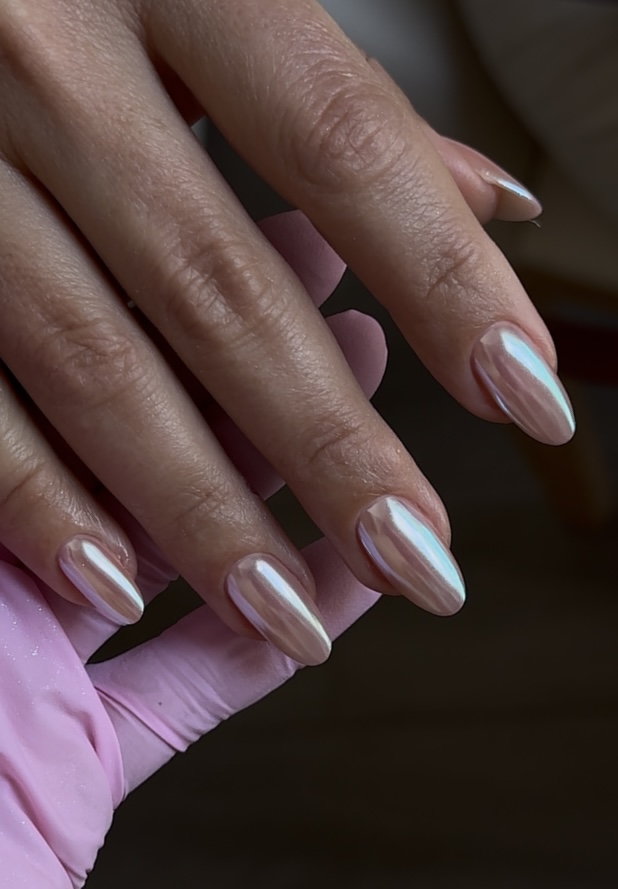 Chrome Powder (Add On) at A•Pop Nail Studio in Cincinnati, OH